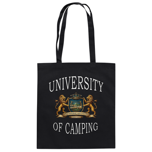 University of Camping - Baumwolltasche