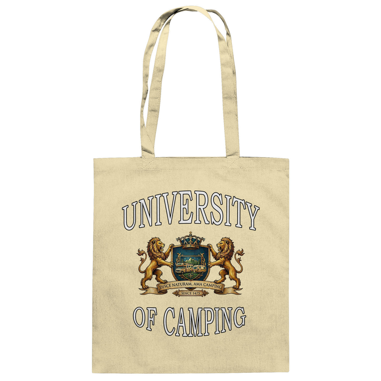 University of Camping - Baumwolltasche