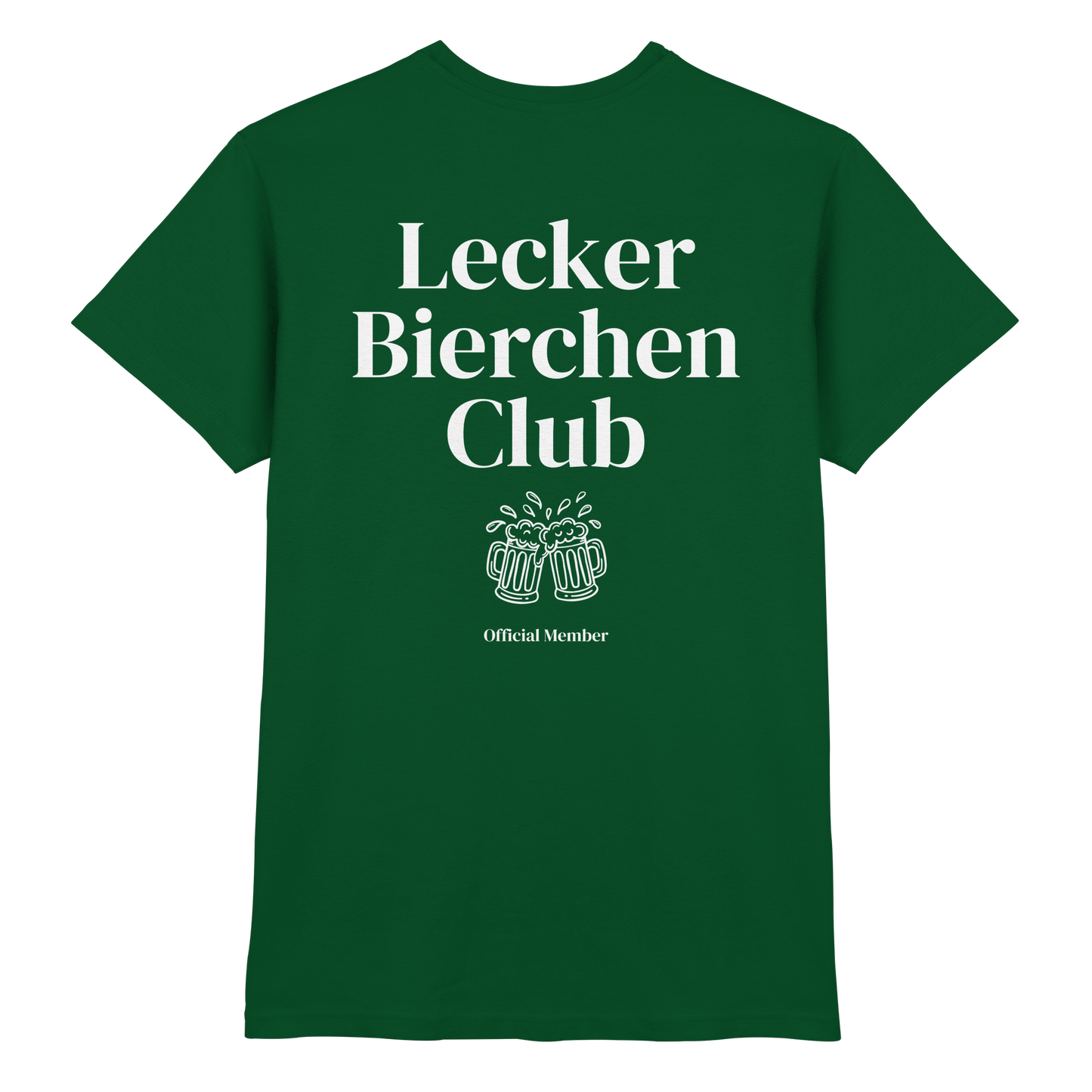 Lecker Bierchen Club (Backprint) - Premium Shirt