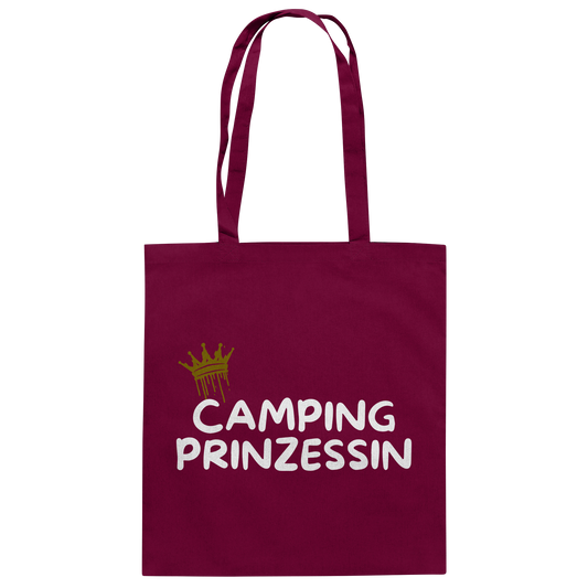 Camping Prinzessin - Baumwolltasche