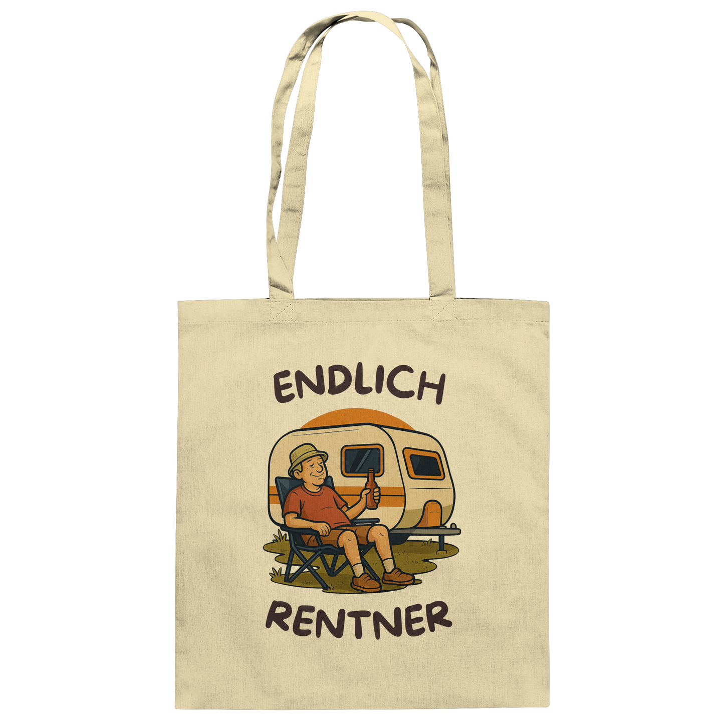 Endlich Rentner - Baumwolltasche
