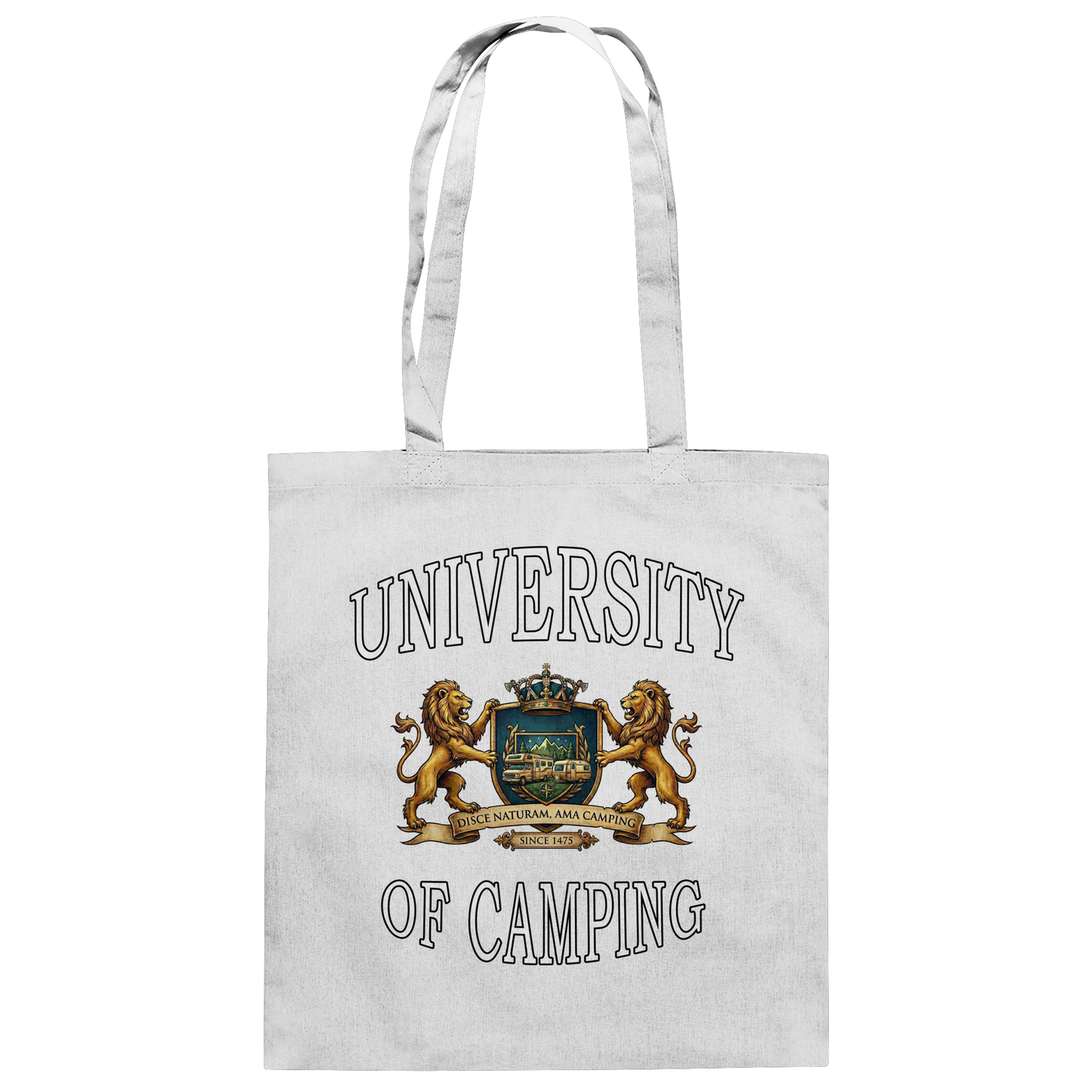 University of Camping - Baumwolltasche