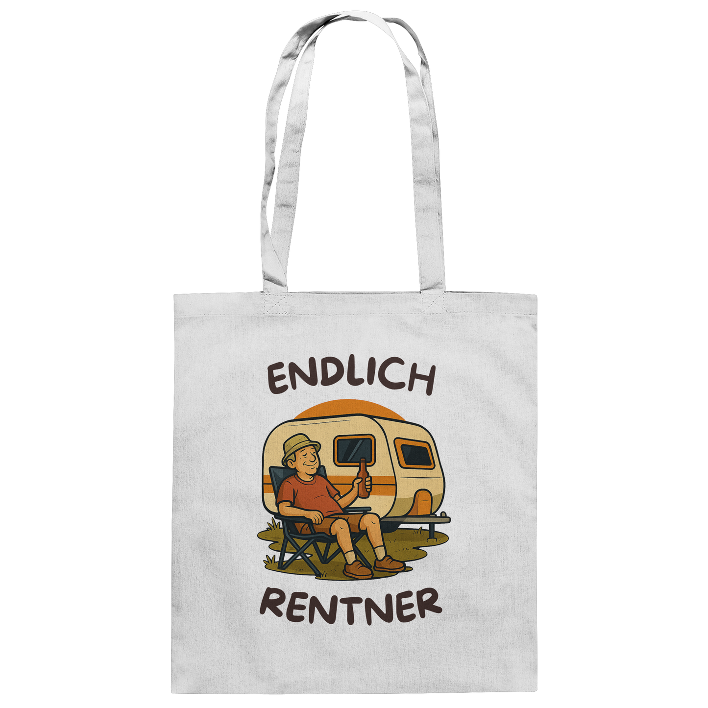 Endlich Rentner - Baumwolltasche