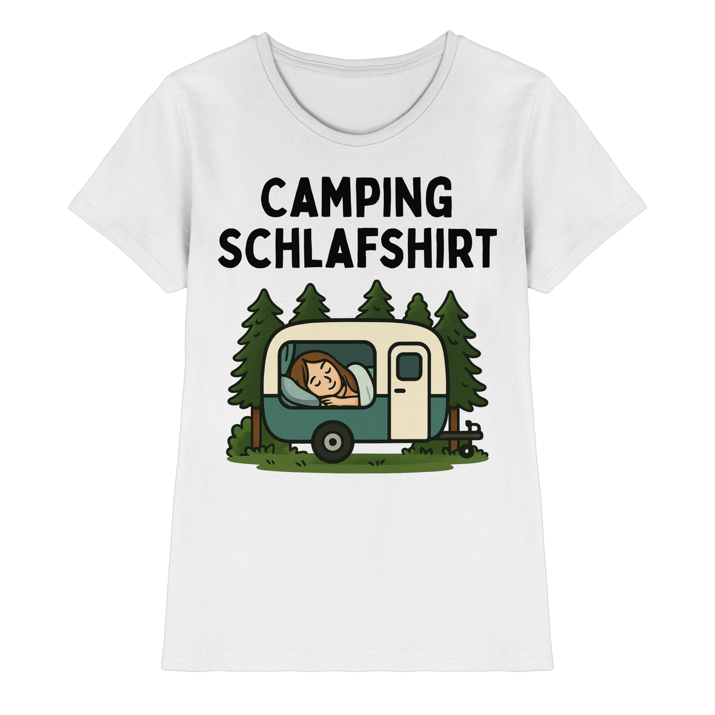 Camping Schlafshirt - Ladies Premium Shirt