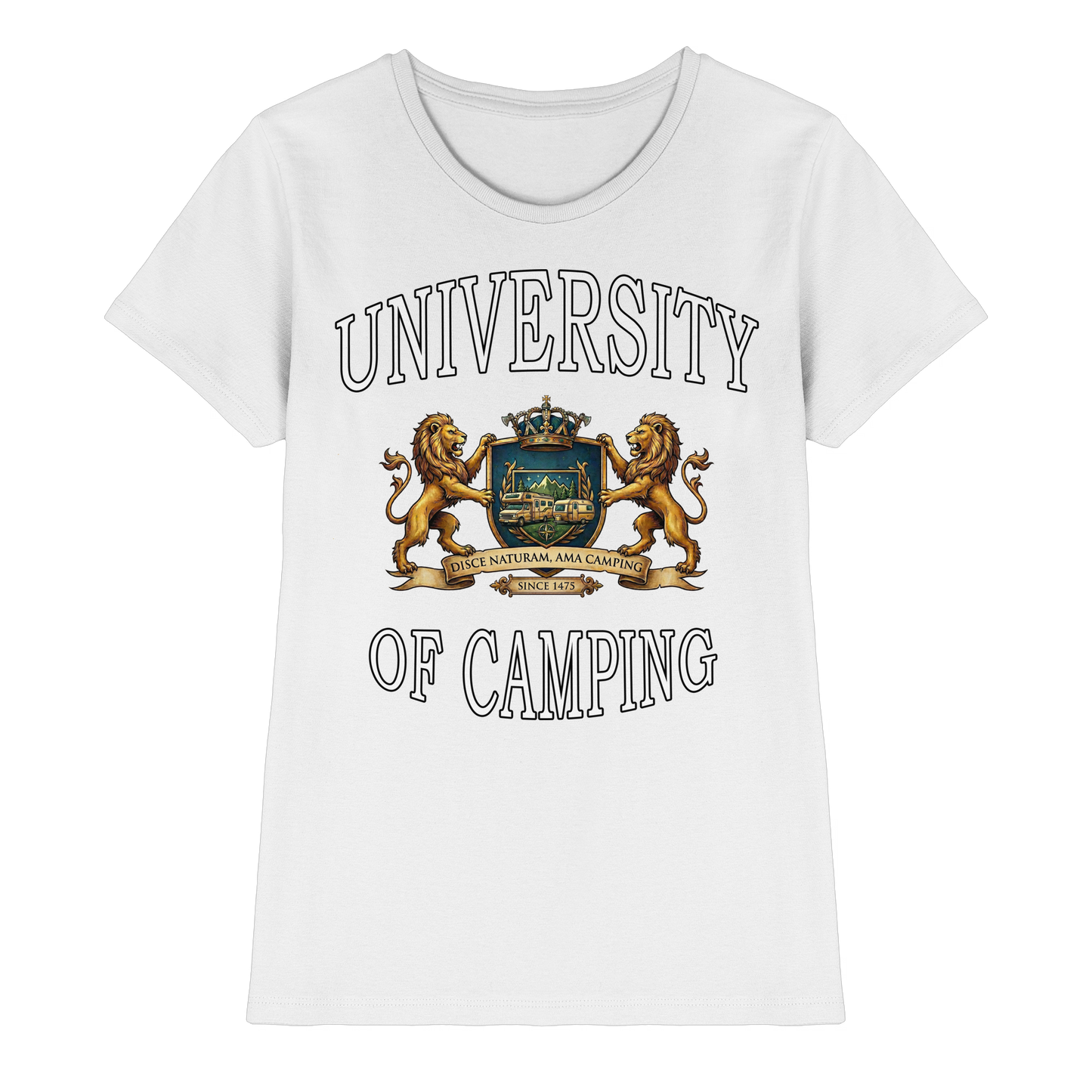 University of Camping - Ladies Premium Shirt
