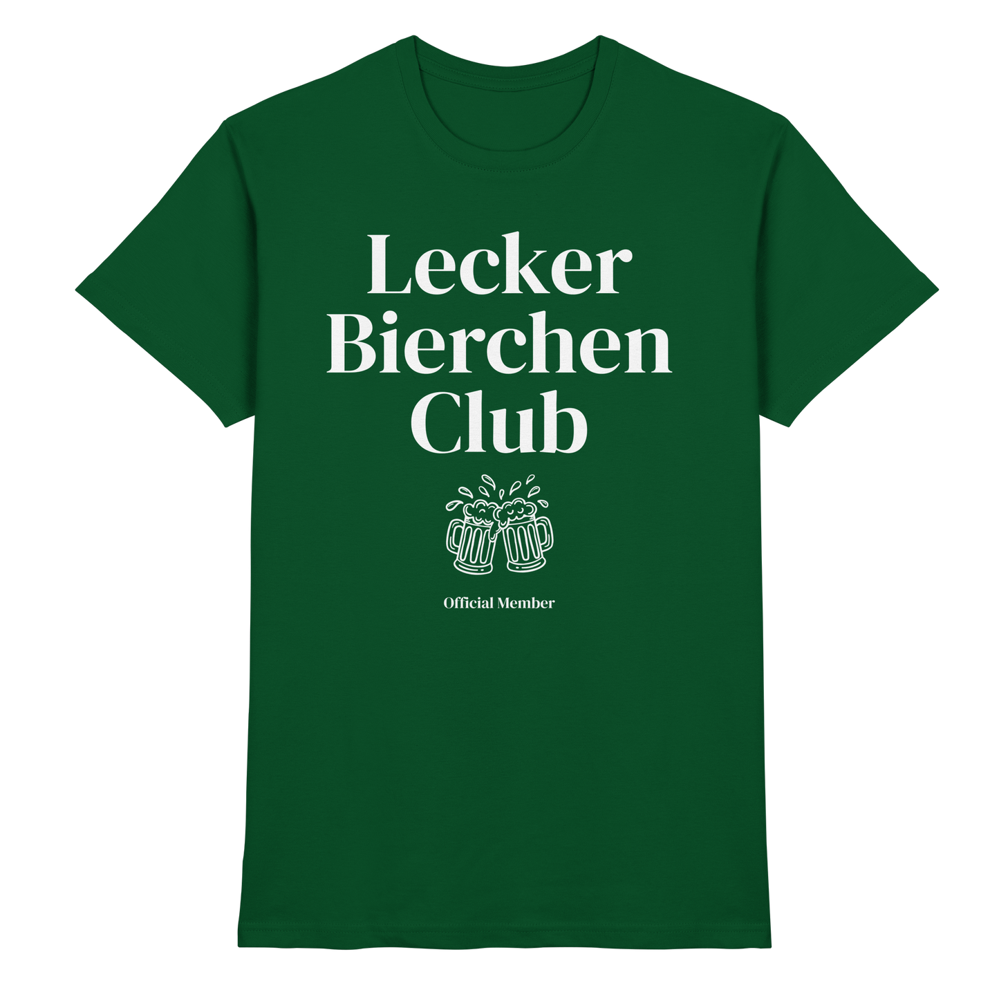 Lecker Bierchen Club (Backprint) - Premium Shirt