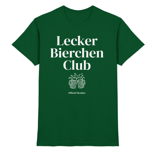 Lecker Bierchen Club (Backprint) - Premium Shirt