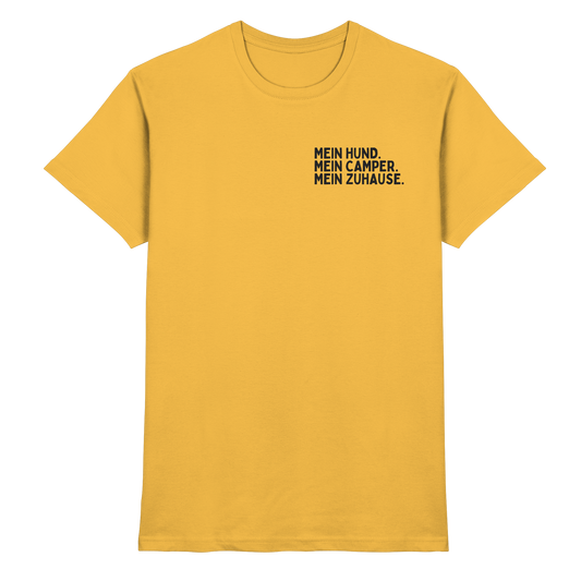 Mein Hund. Mein Camper. Mein Zuhause - Premium Shirt