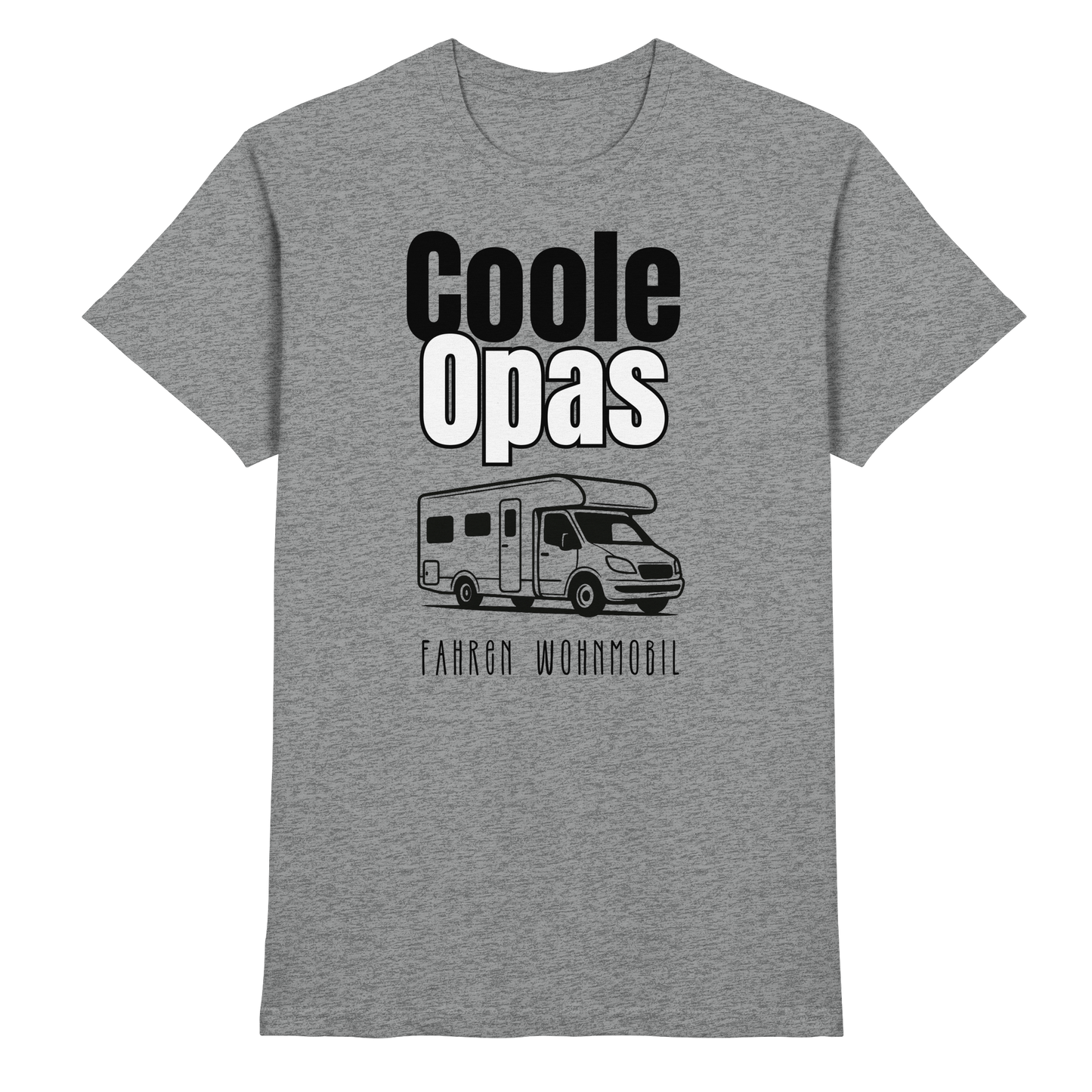 Coole Opas fahren Wohnmobil - Premium Shirt
