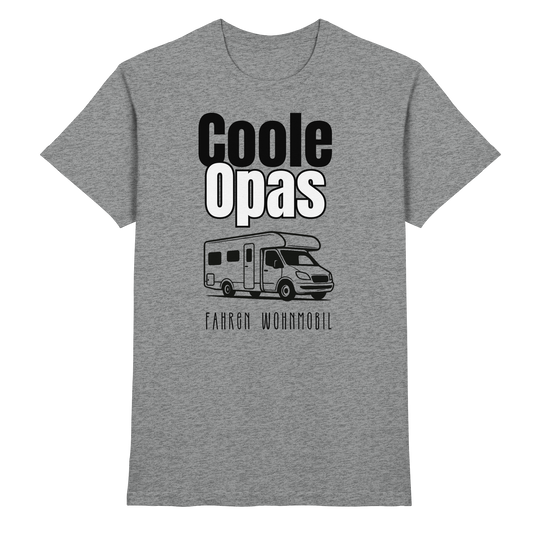Coole Opas fahren Wohnmobil - Premium Shirt