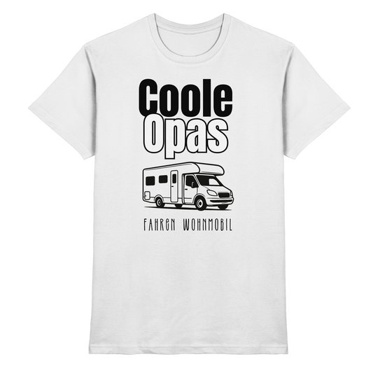 Coole Opas fahren Wohnmobil - Premium Shirt
