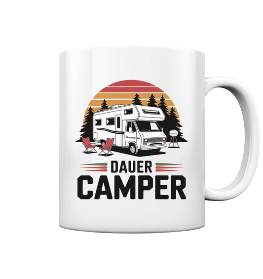 Wohnmobil - Dauercamper - Tasse glossy