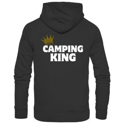 Camping King (Backprint) - Basic Unisex Hoodie